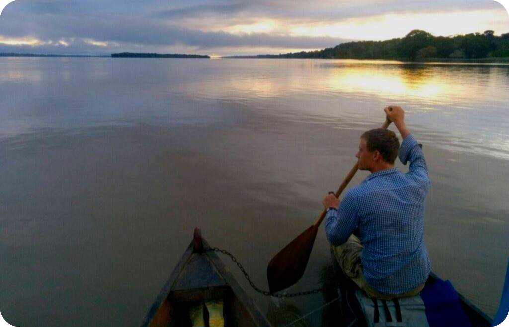 Canoe into the Amazon
