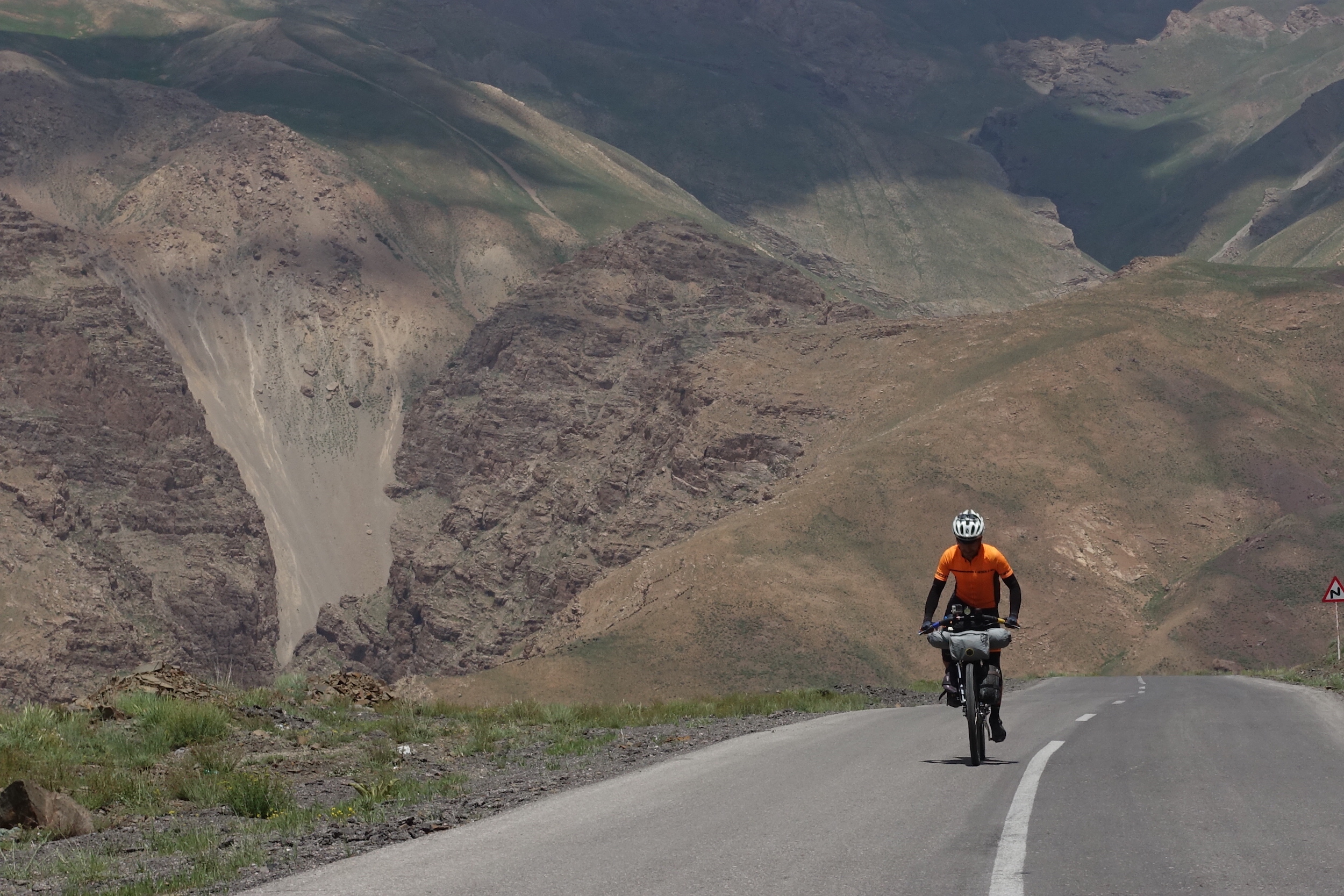 Markus Stitz on his single-speed bike