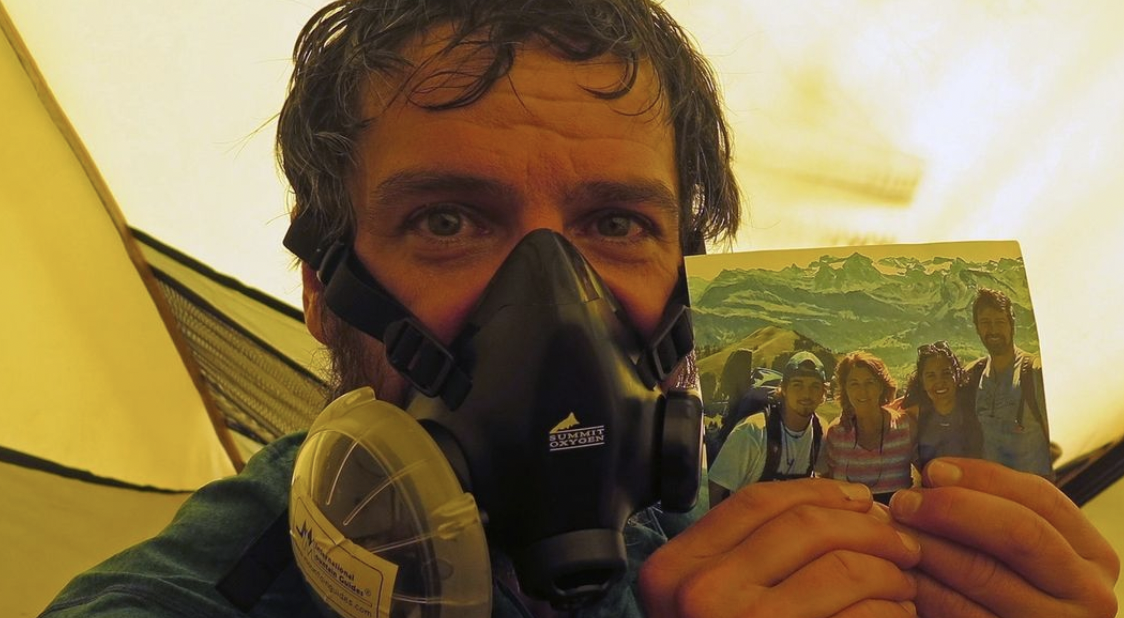 Jim Davidson on Mt Everest