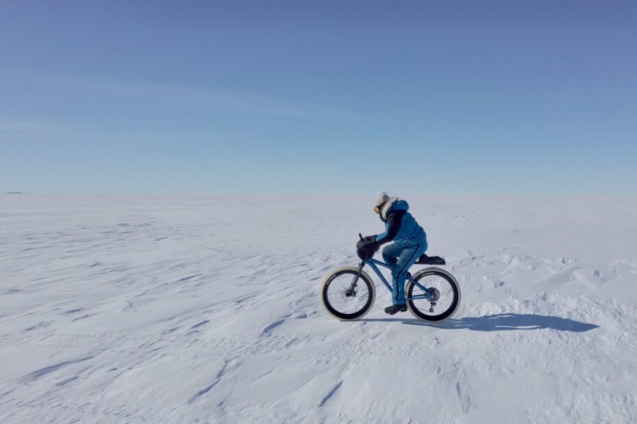 Kate Leeming Biking Antarctica