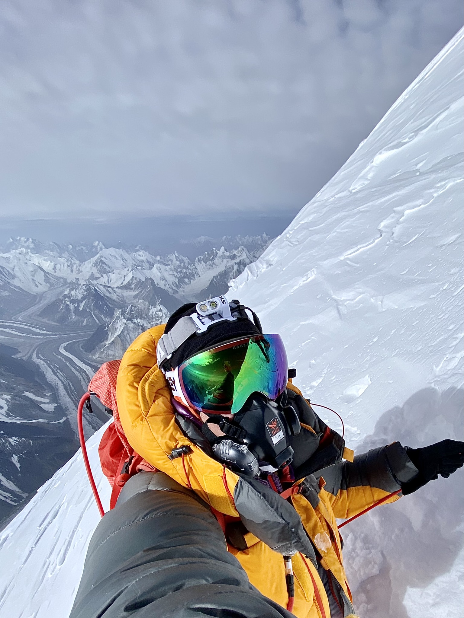 Ane Færøvig climbing