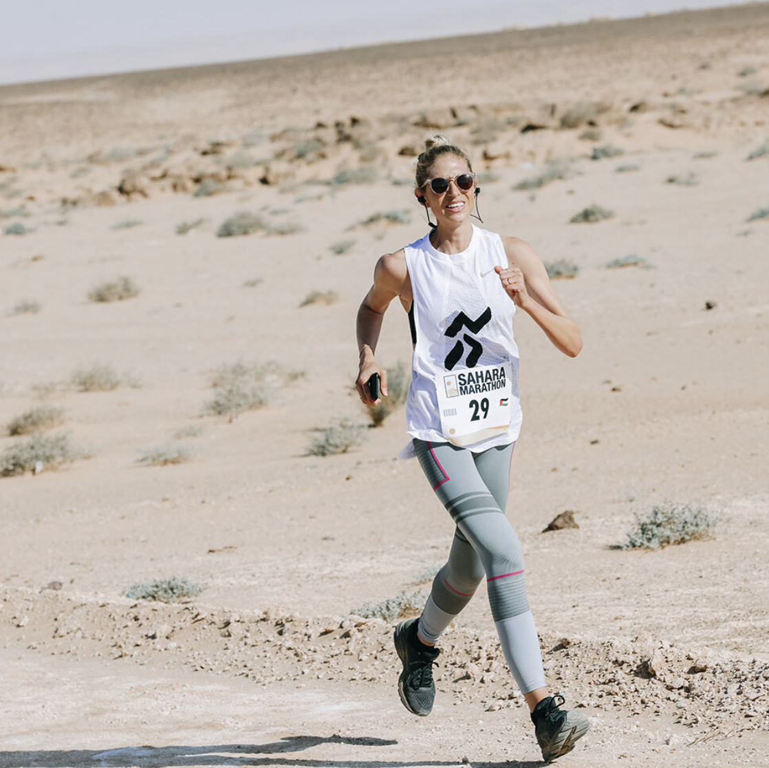 Liz Warner - Run2Reach Sahara